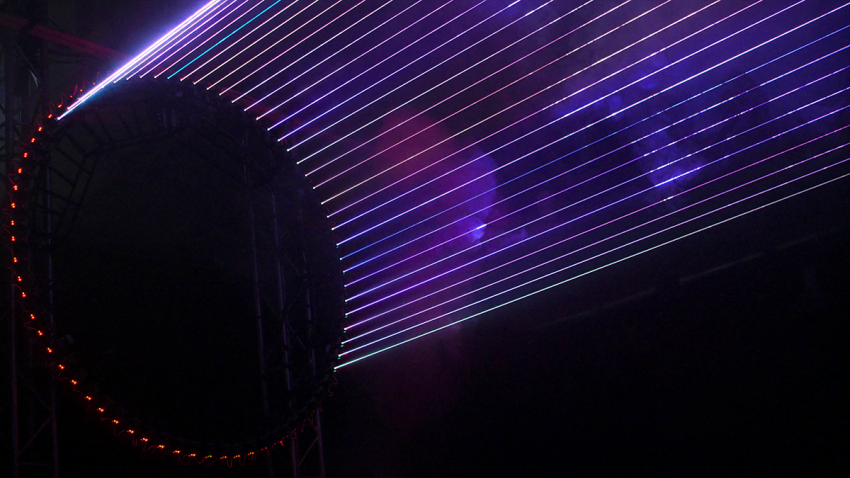 “Rotor” audiovisual installation by VOLNA