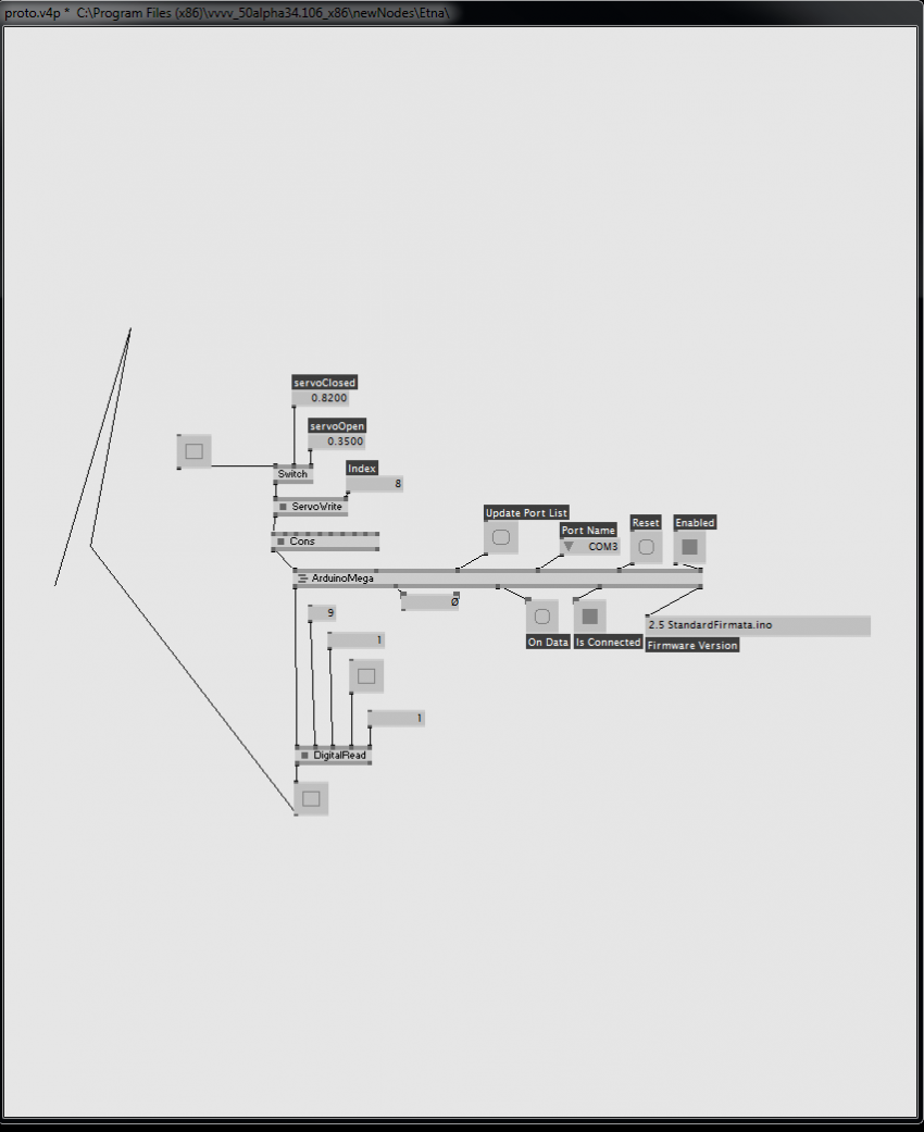 DigitalRead to ServoWrite